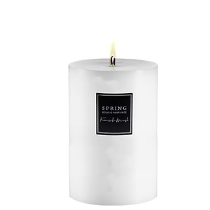נר ריחני לבן גודל FRENCH MUSK  10*15