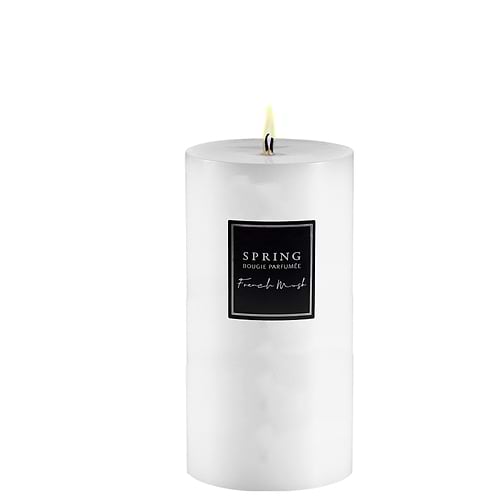 נר ריחני לבן גודל FRENCH MUSK  8*15