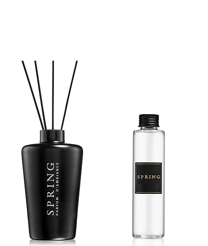 מפיץ ריח פרייבט קולקשן AMBER & SPICE - 180ml אגרטל שחור מט