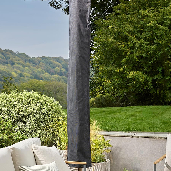 free standing patio umbrella uk Riva Olive 2.5m Round Parasol Use it for any occasion Large Freestanding Outdoor Umbrella -
