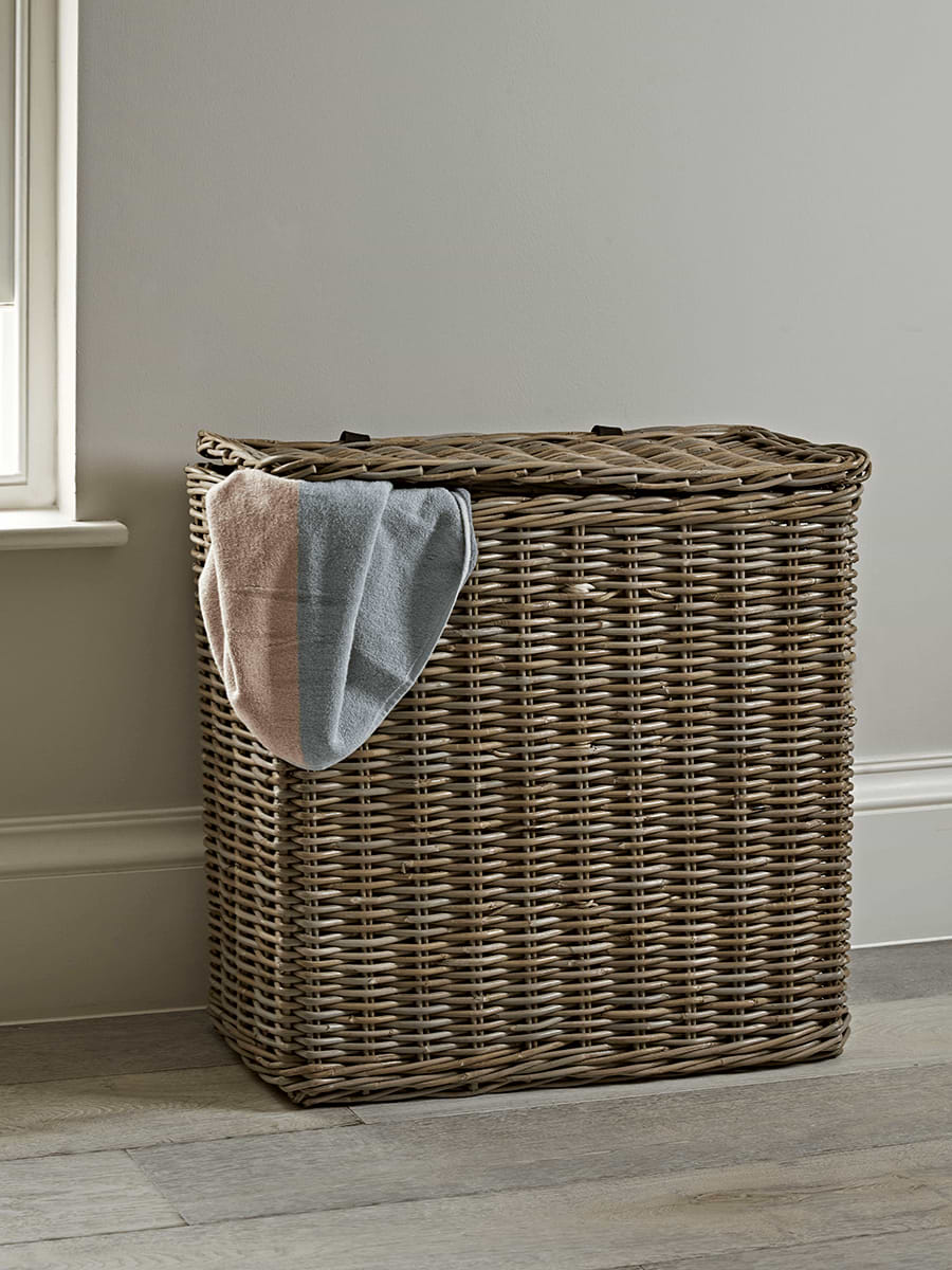 Rectangle Rattan Laundry Basket