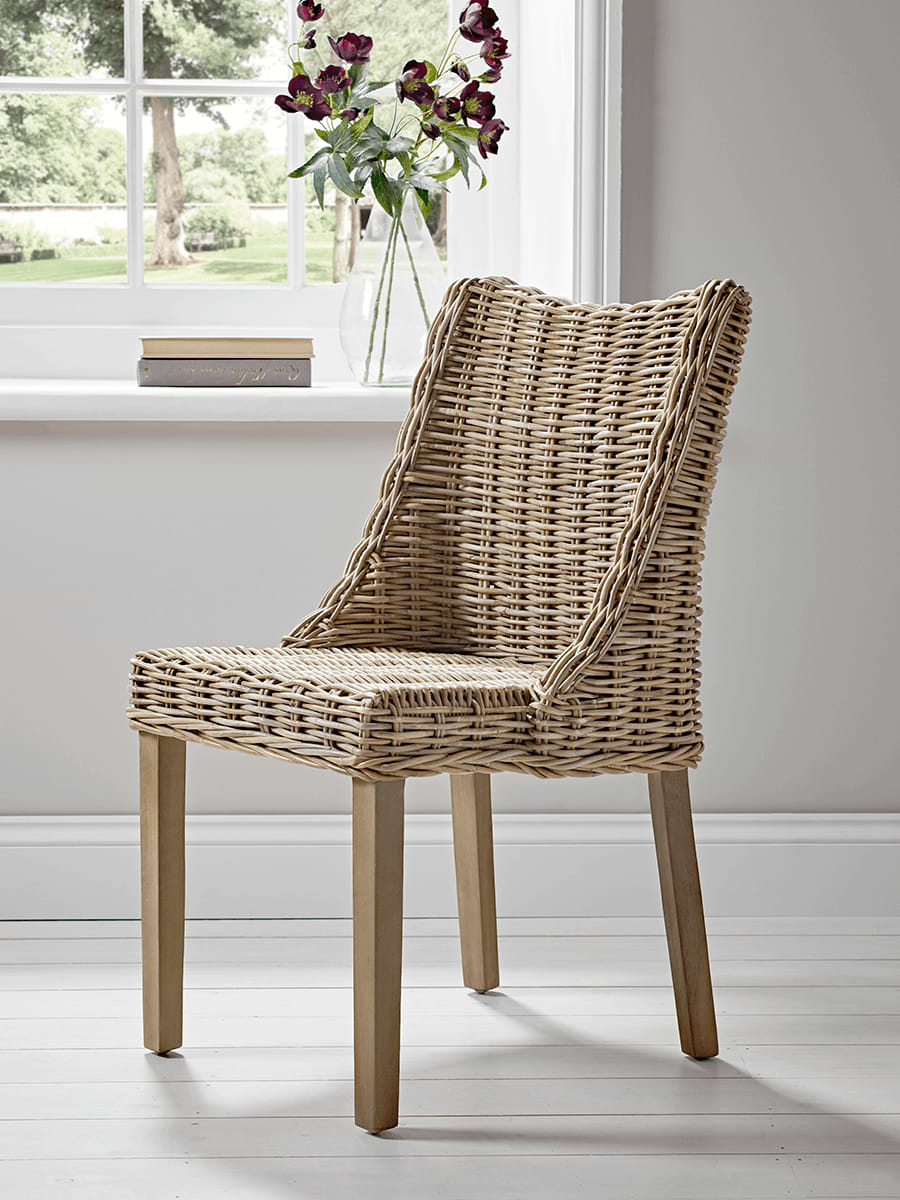 Round Rattan Dining Chair