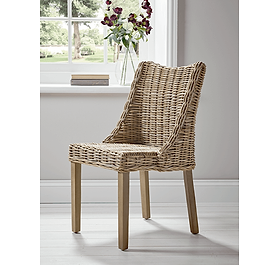 Round Rattan Dining Chair