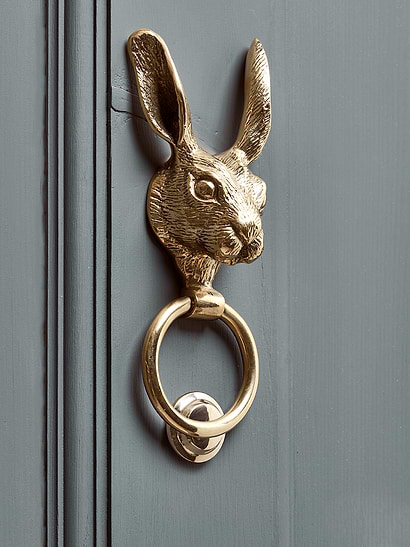 Hare Door Knocker – Solid Brass