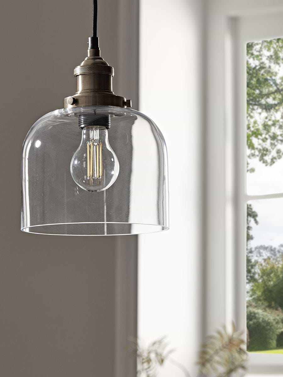 Brass & Glass Pendant