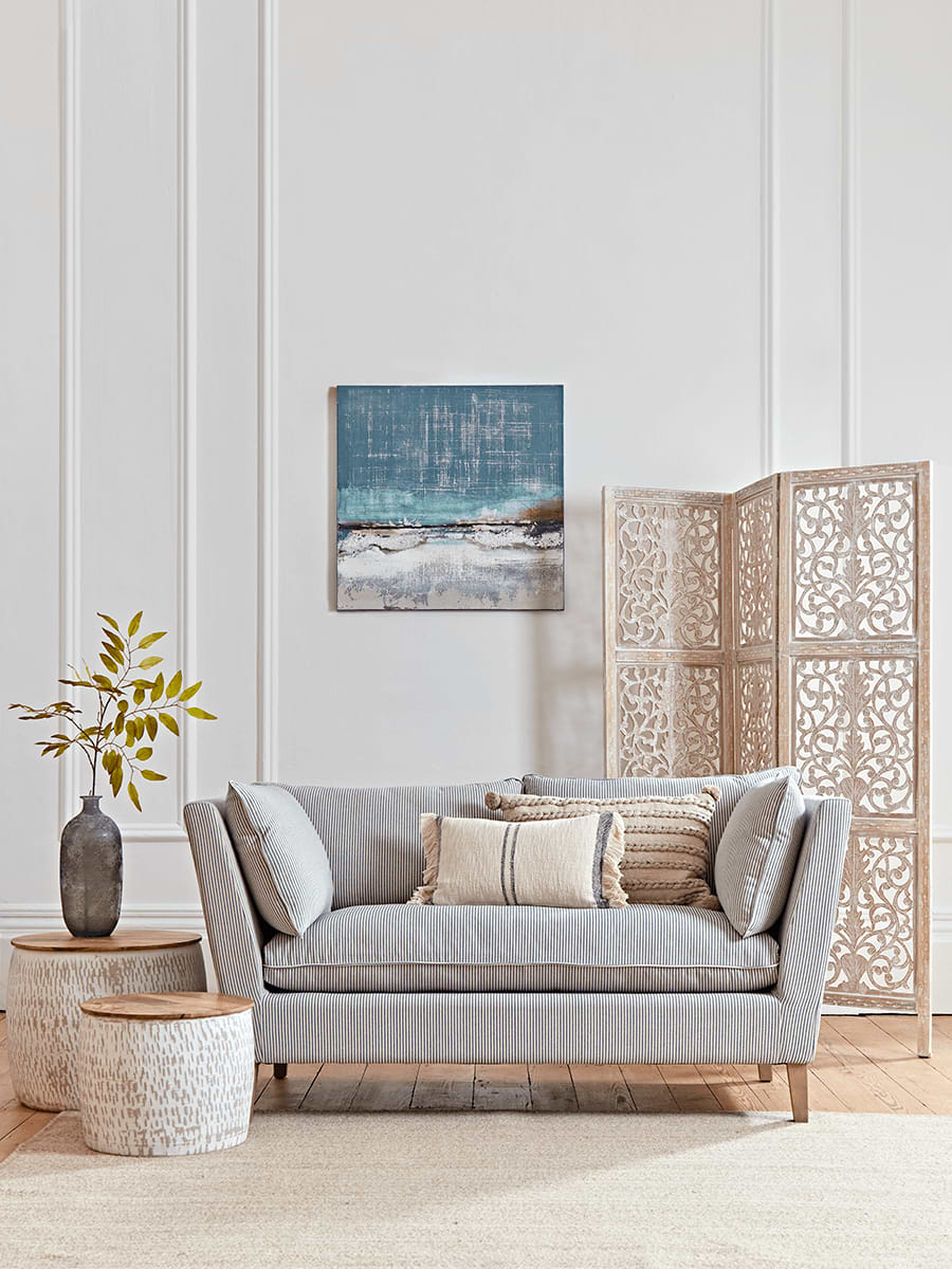 Biscay Striped Sofa