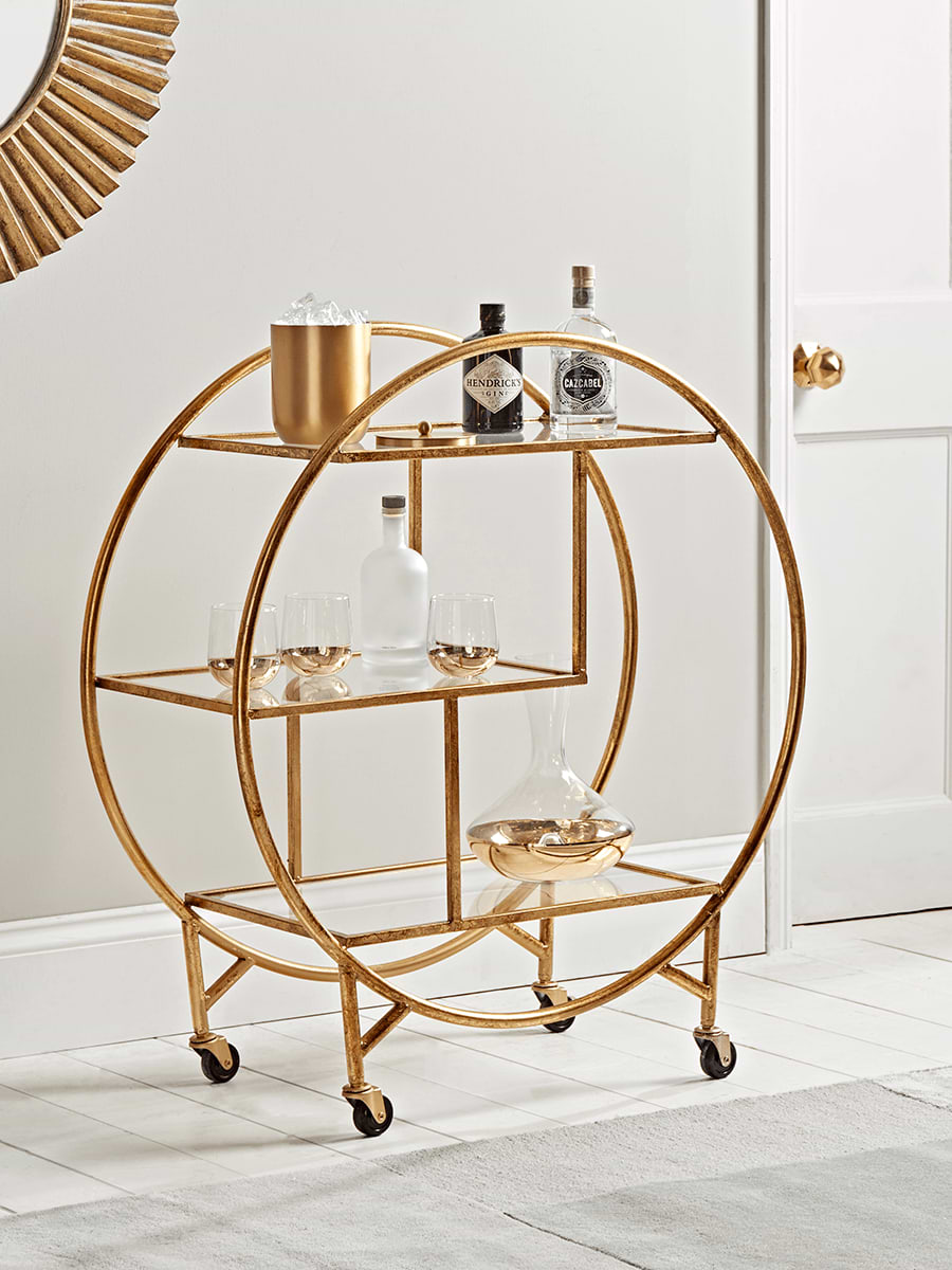 Deco Cocktail Trolley