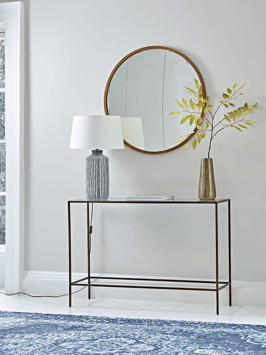 Villette Console Table - Burnished Brass