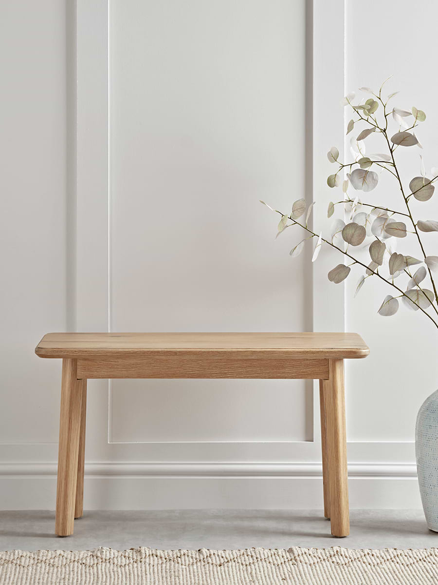 Oslo Oak Petite Bench