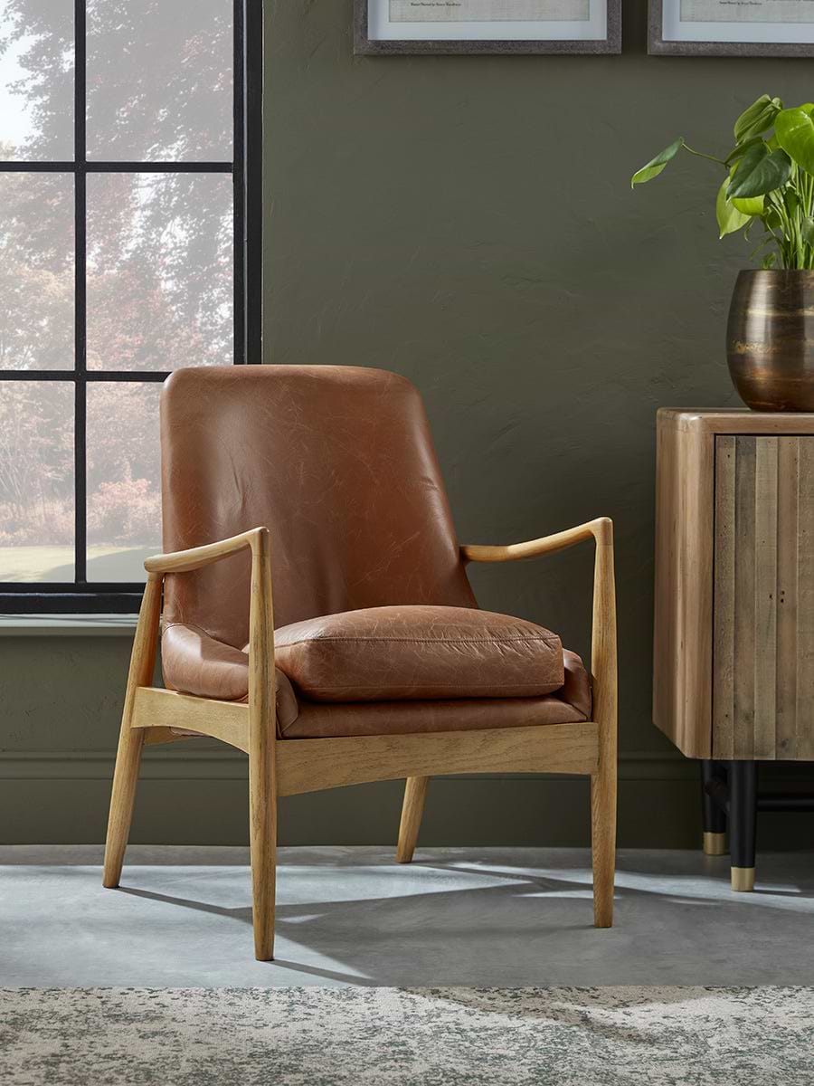 Halden Armchair - Leather