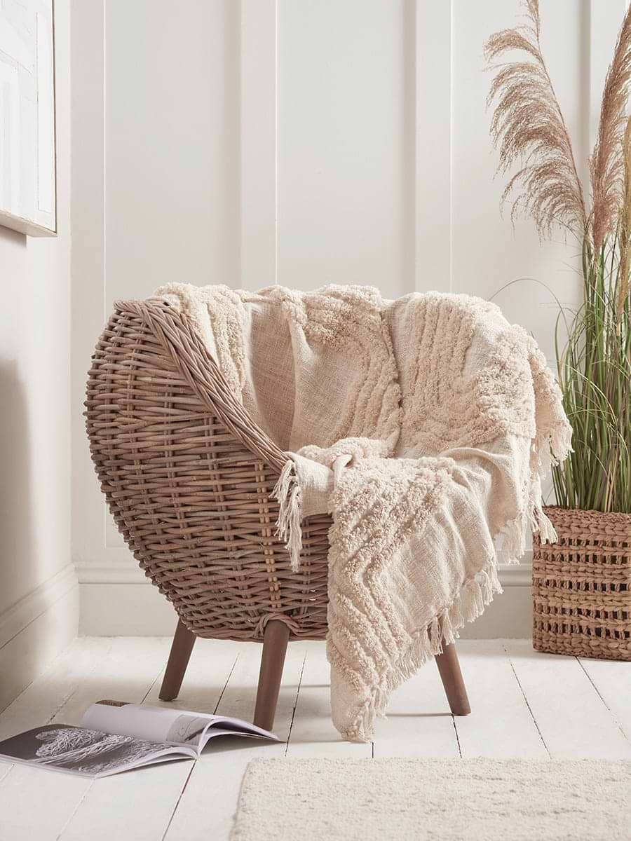 Tufted Cotton Throw