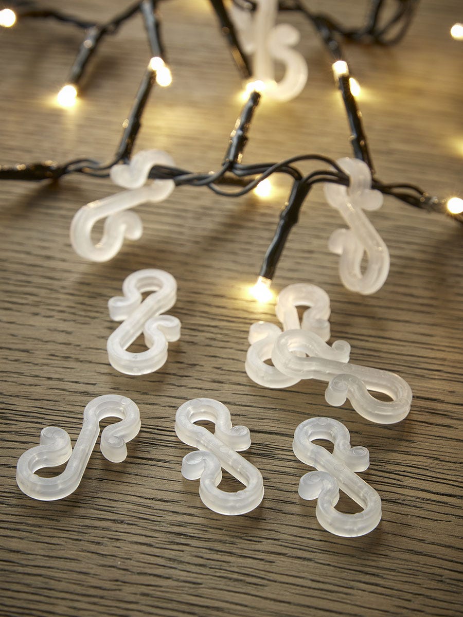 Twenty Four String Lights Gutter Hooks