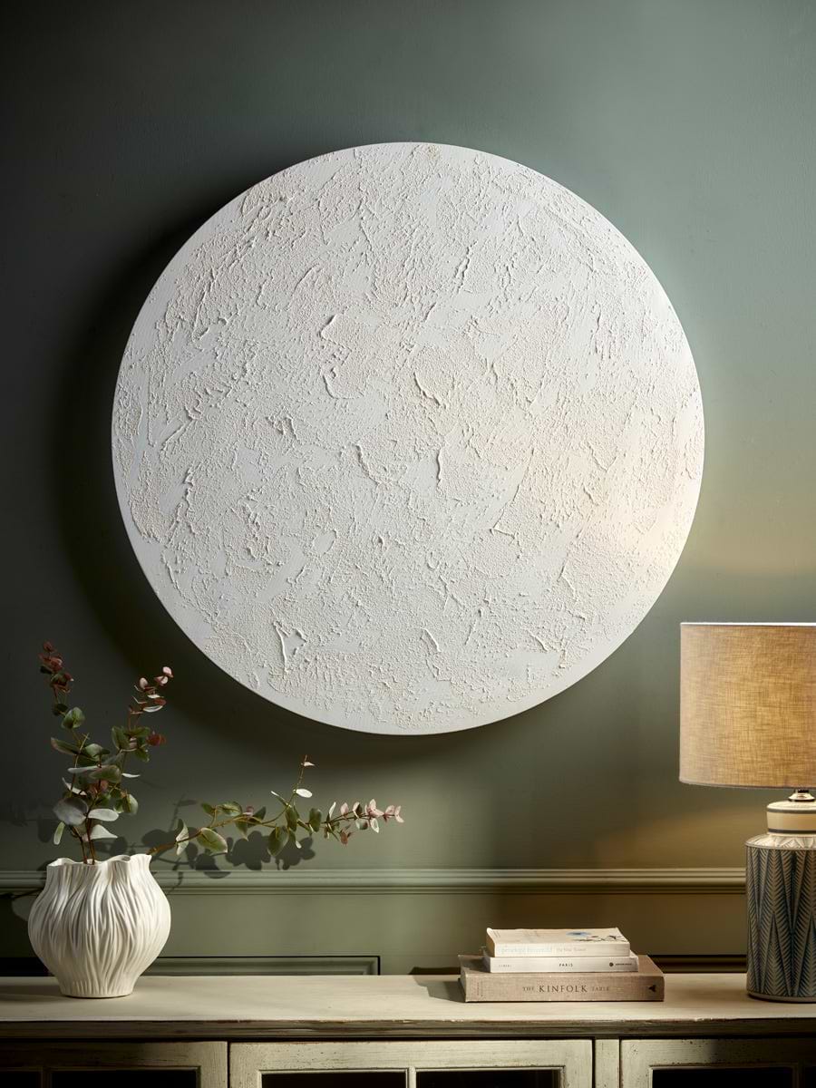 Round Textured Wall Art