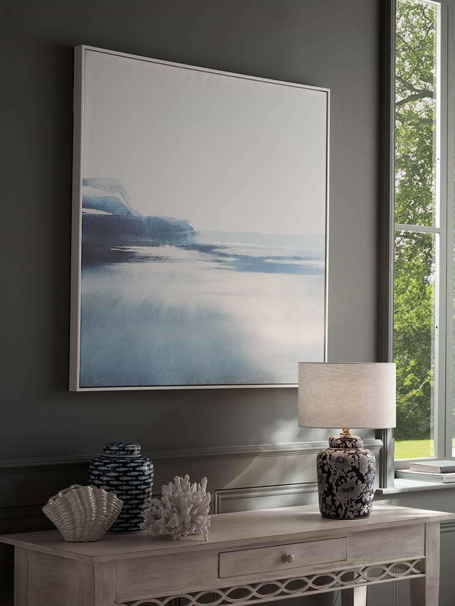 Framed Seashore Canvas