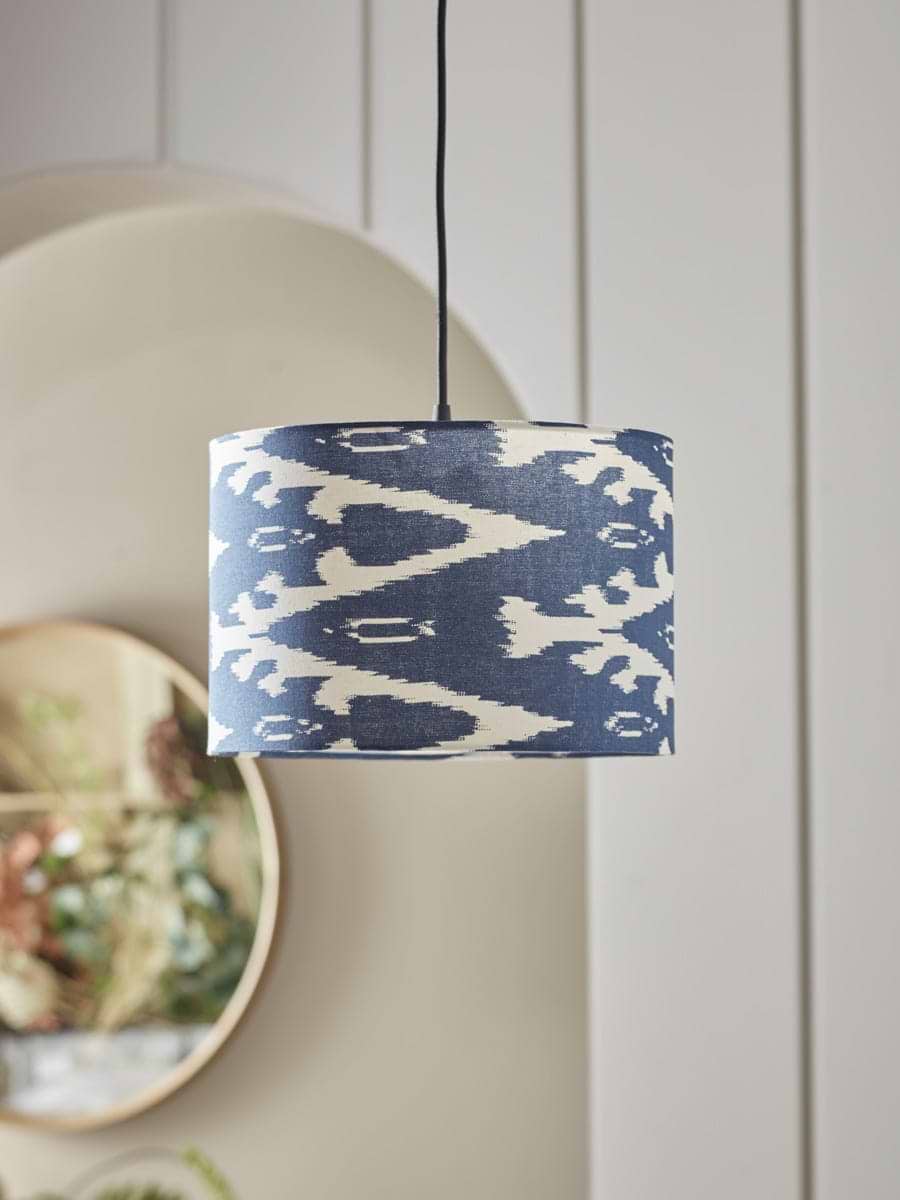 Blue Ikat Shade - Small