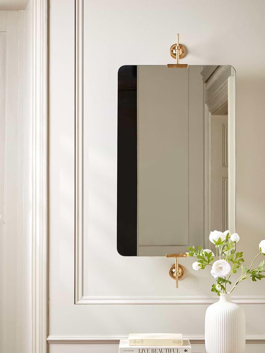 Brass Portrait Mirror - Large