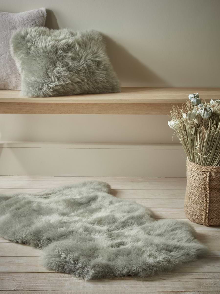 Lira Sheepskin Rug - Dusky Eucalyptus
