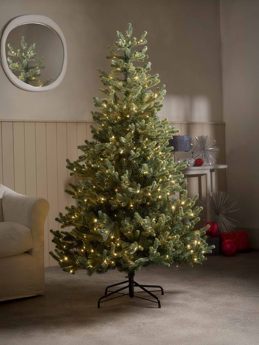 Young Pine Pre-Lit Christmas Tree - 6ft