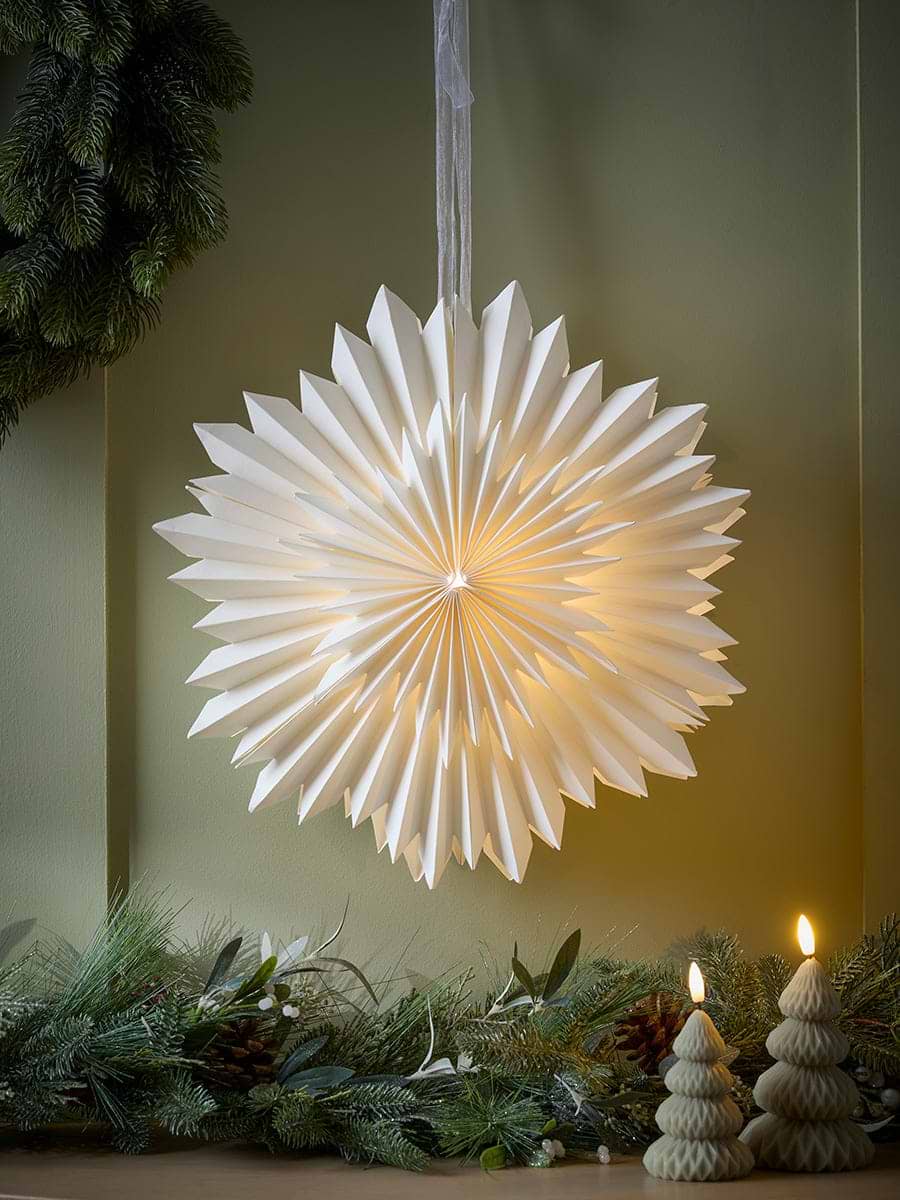 Light Up LED Paper Snowflake