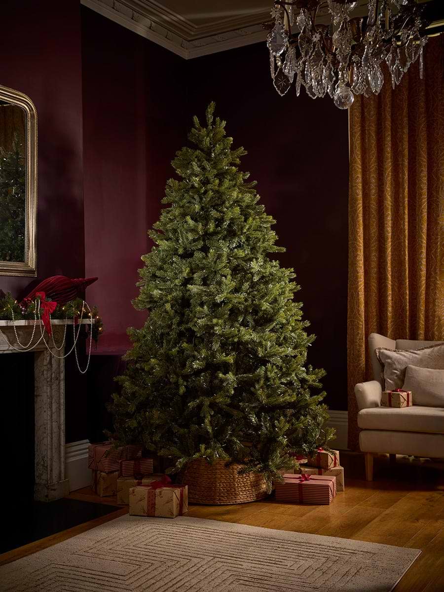 Opulent Pine Pre-Lit Christmas Tree - 7ft