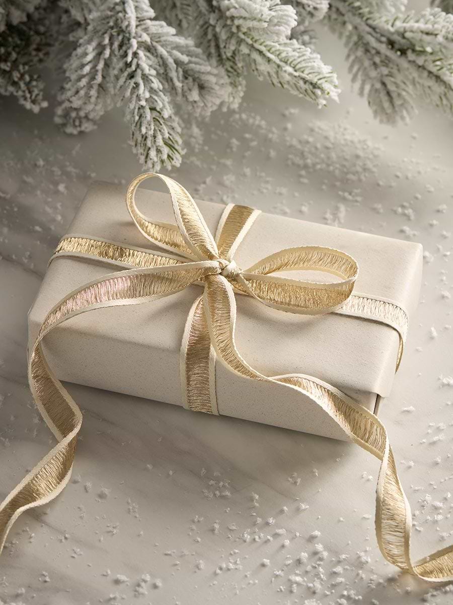 Metallic Curling Ribbon - Cream 15m
