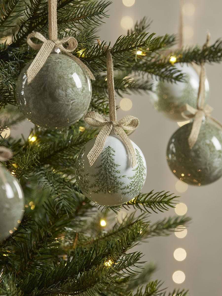 Twelve Festive Forest Shatterproof Baubles