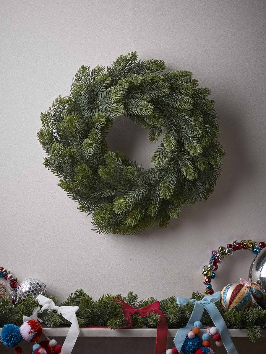 Fabulously Full Faux Pine Wreath