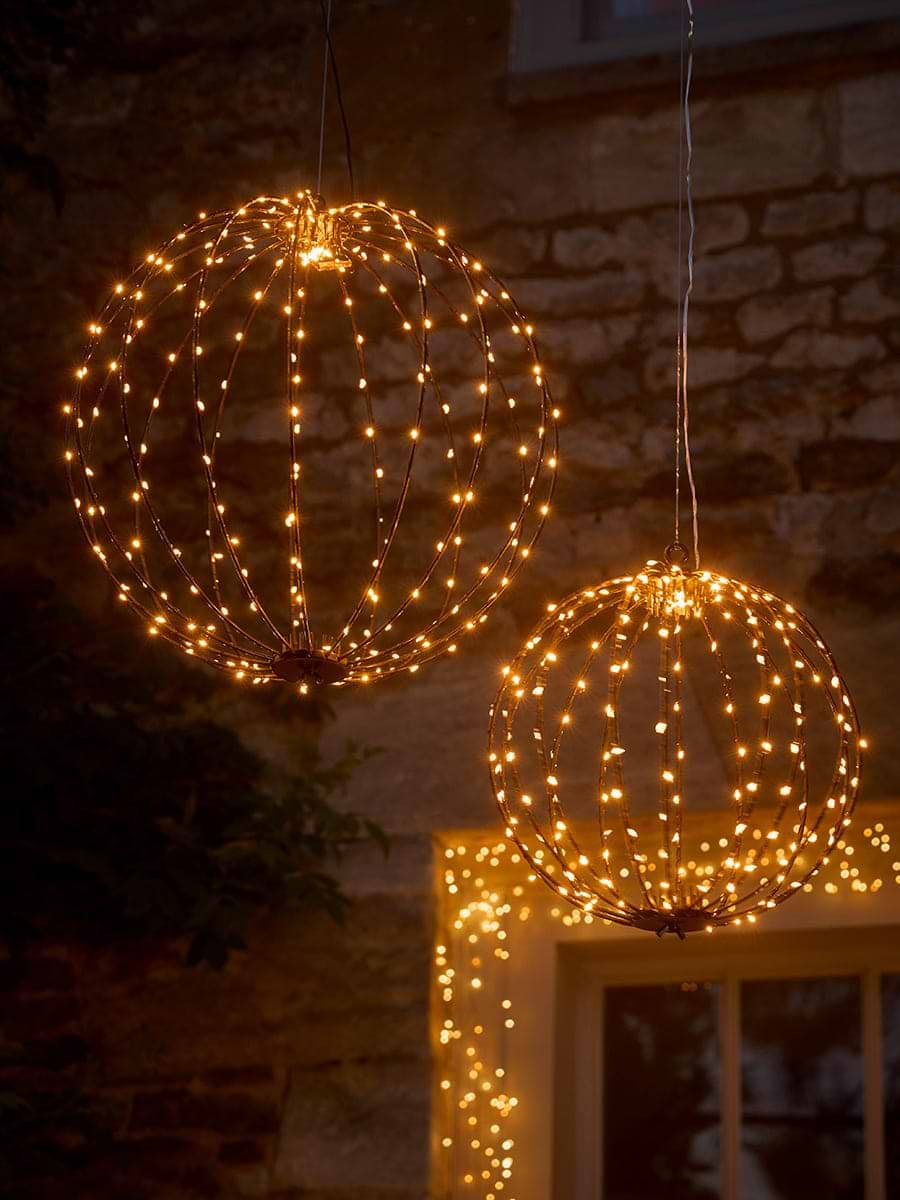 Light Up Hanging Sphere - Large