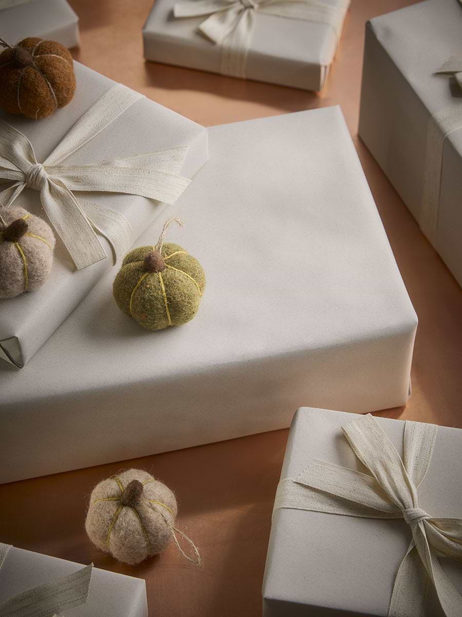 Cream Grass Fibre Wrapping Paper - 5m