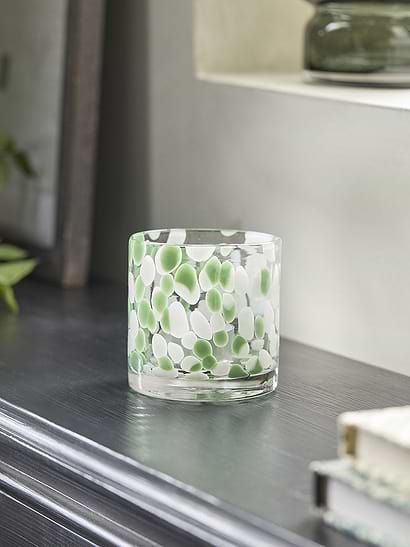 Confetti Glass Tealight Holder