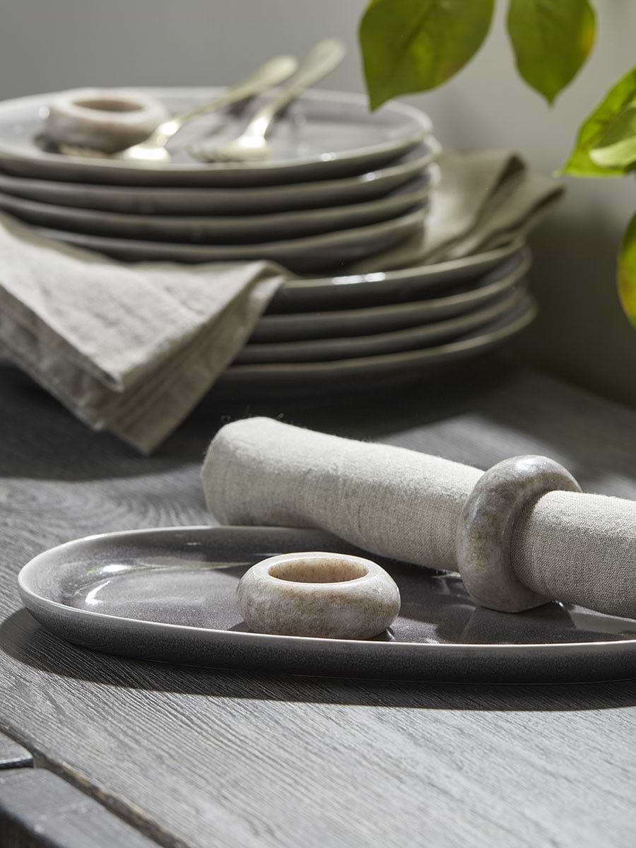 Four Marble Napkin Rings