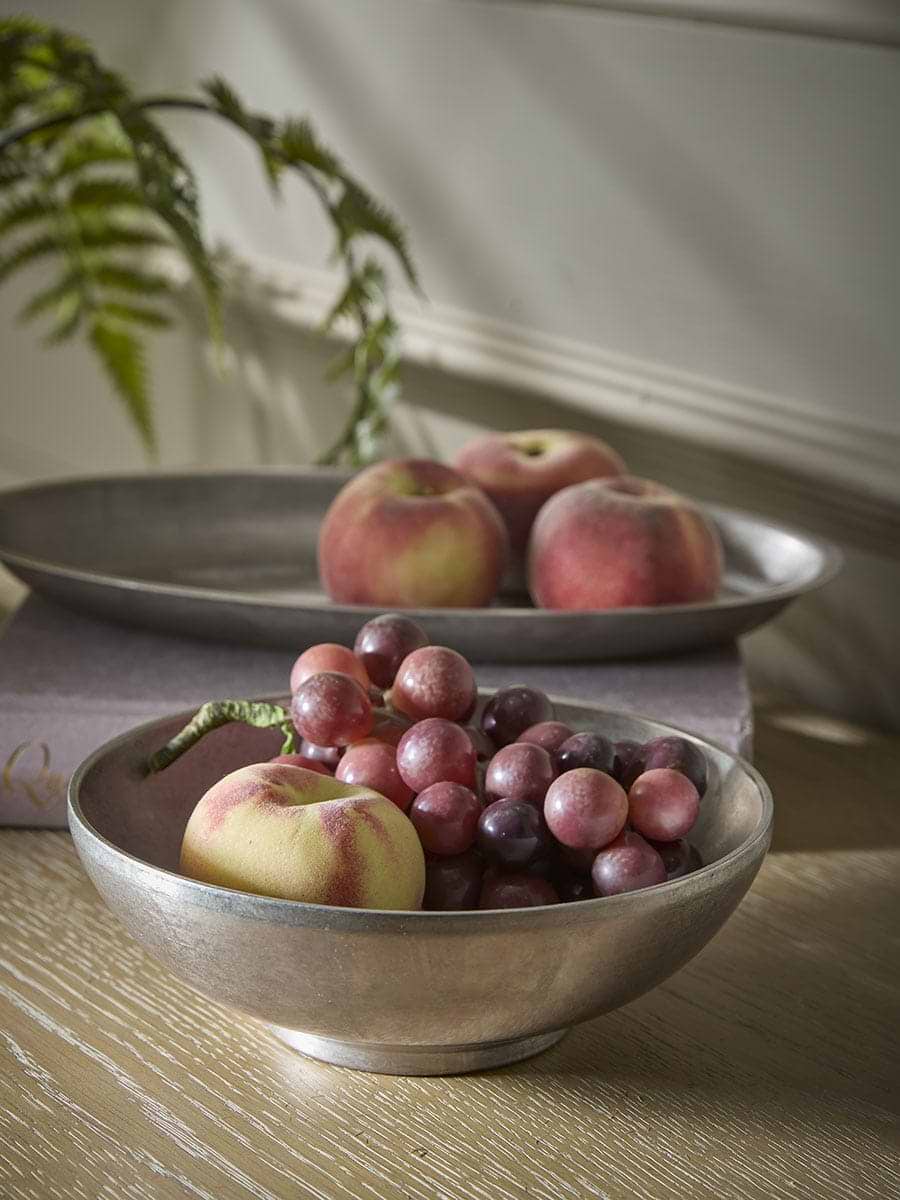 Vintage Style Steel Serving Bowl