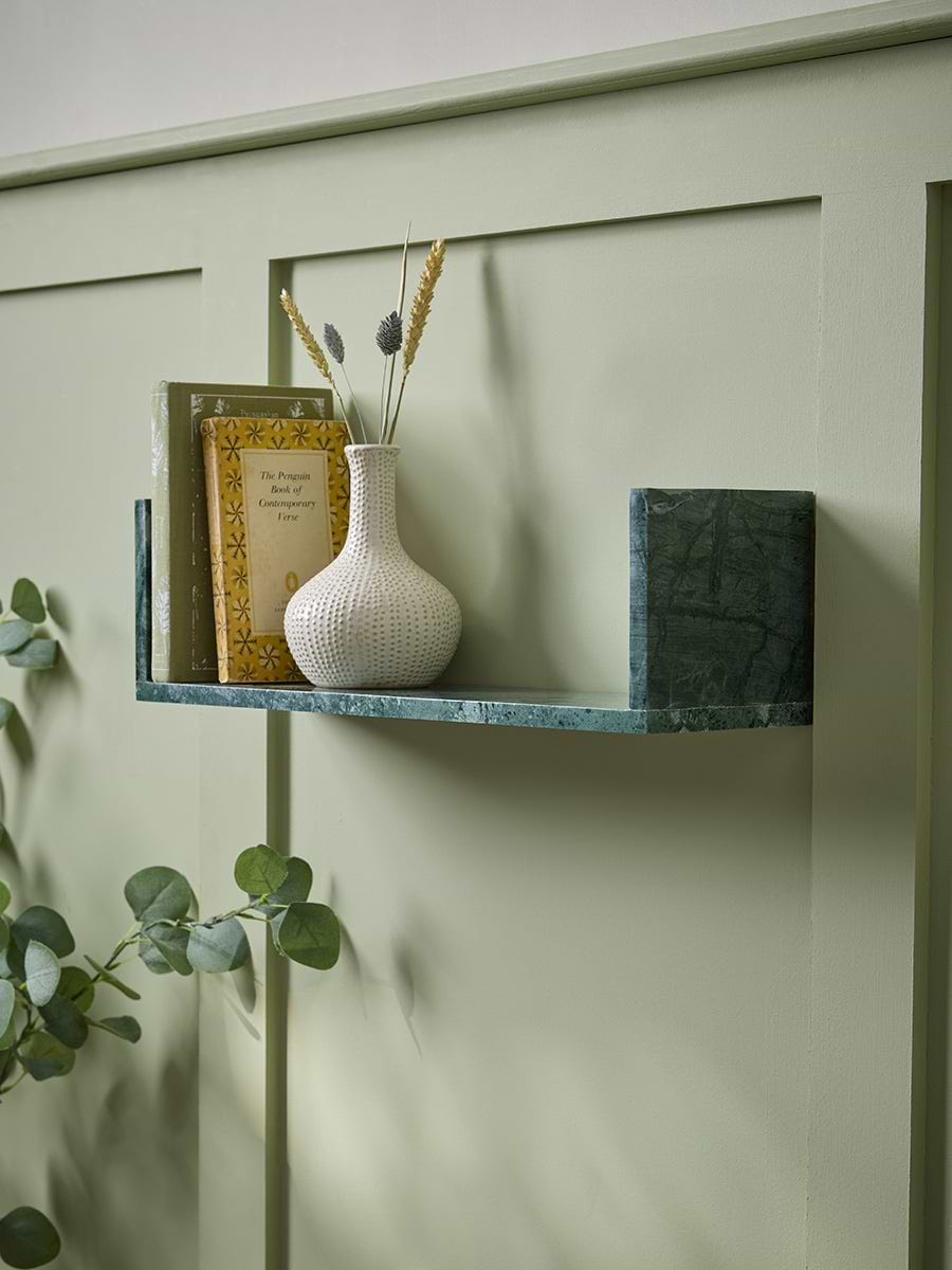 Marble Display Shelf - Green