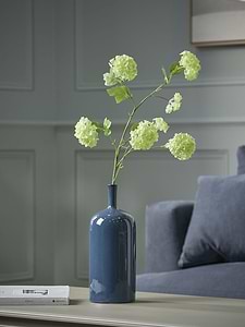 Sumptuous Faux Snowball Spray - Green