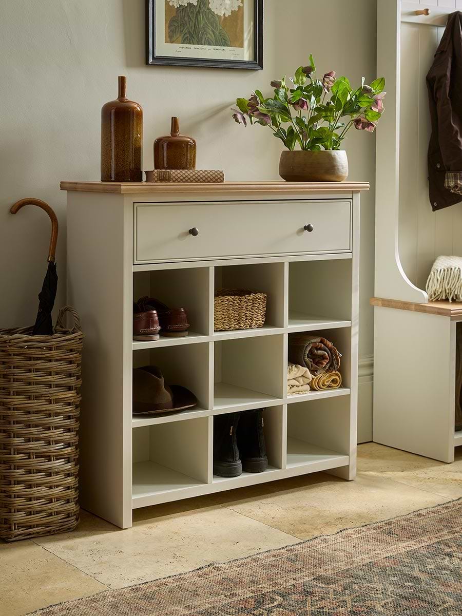 Haldane Open Shoe Cabinet