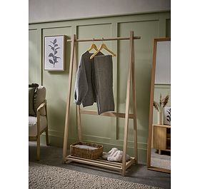 Oak Clothes Rail