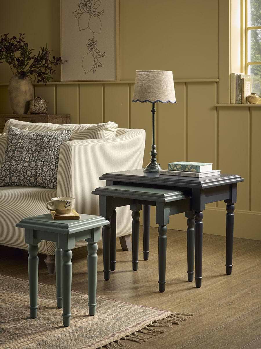 Three Wooden Nesting Tables
