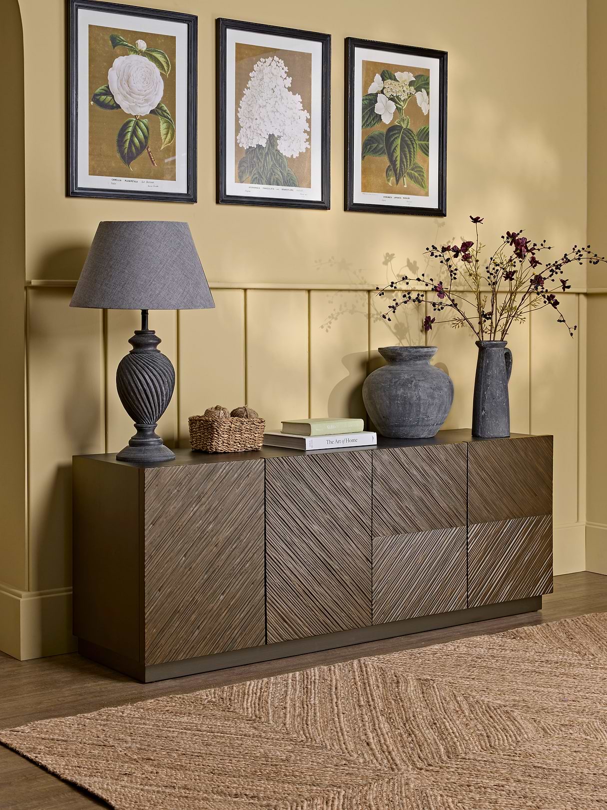 Etched Door Sideboard
