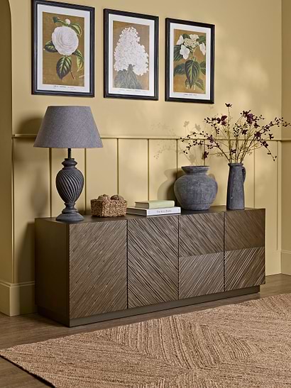 Etched Door Sideboard