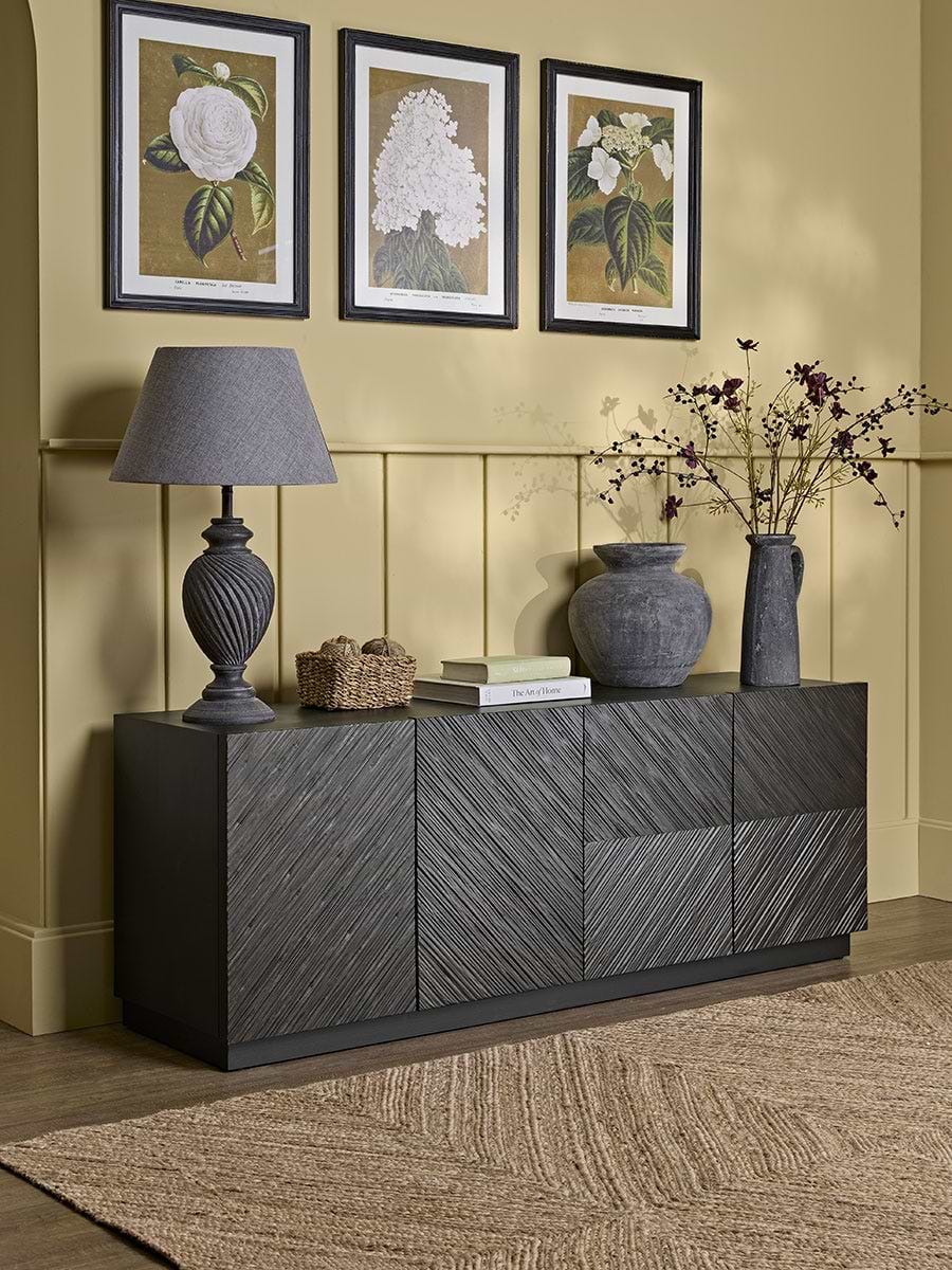 Etched Door Sideboard