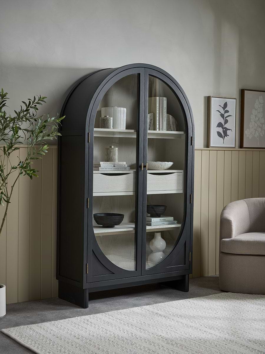 Oval Display Cabinet