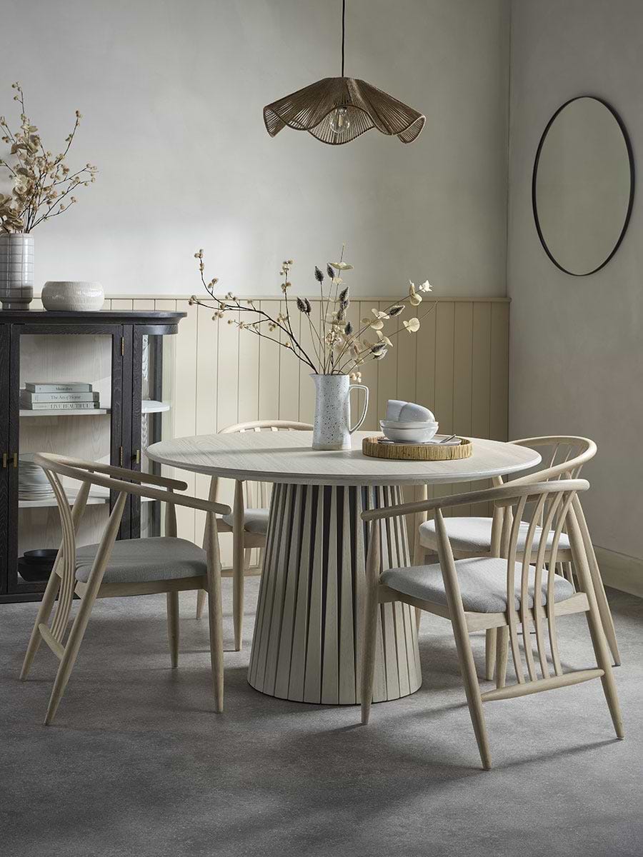 Evora Round Dining Table - 4 Seater