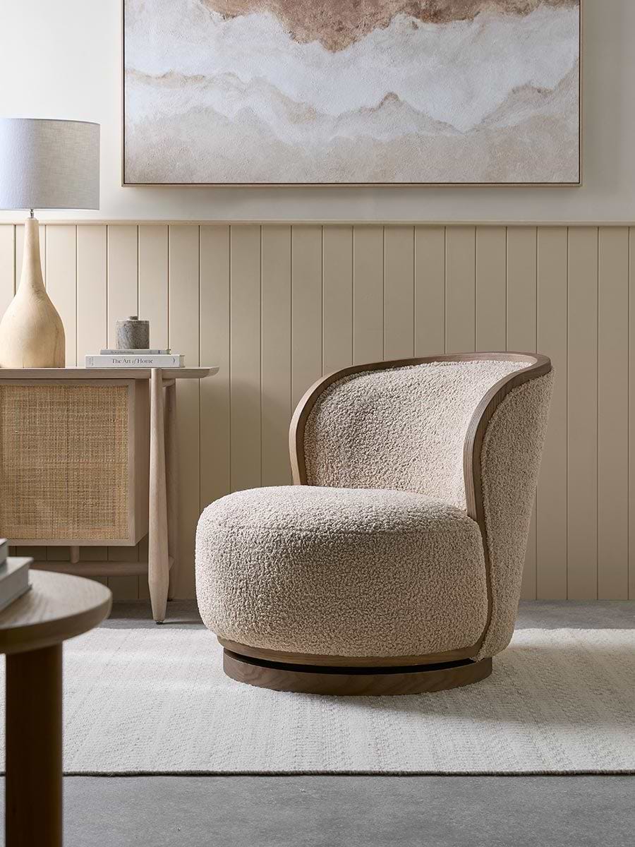 Swivel Teddy Occasional Chair