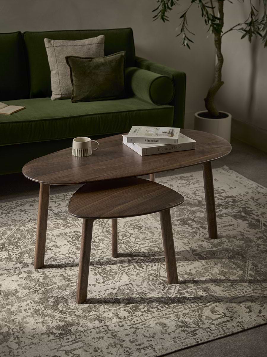 Walnut nesting Coffee Tables