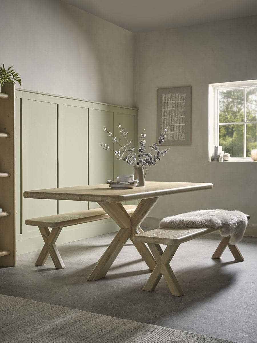 Edvin Rectangle Dining Table - 6 Seater