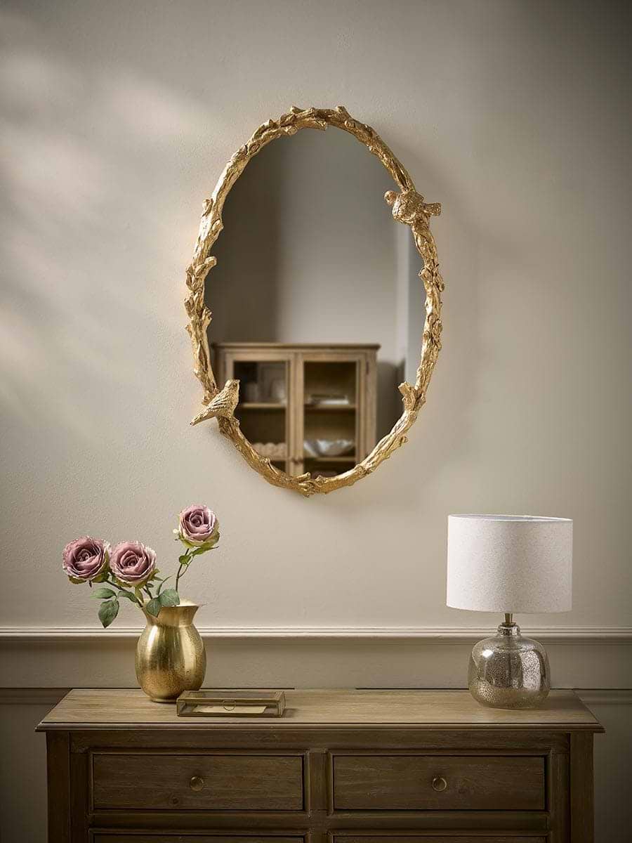 Gold Birds Mirror