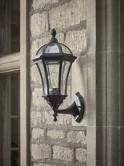 Bevelled Glass Outdoor Wall Light