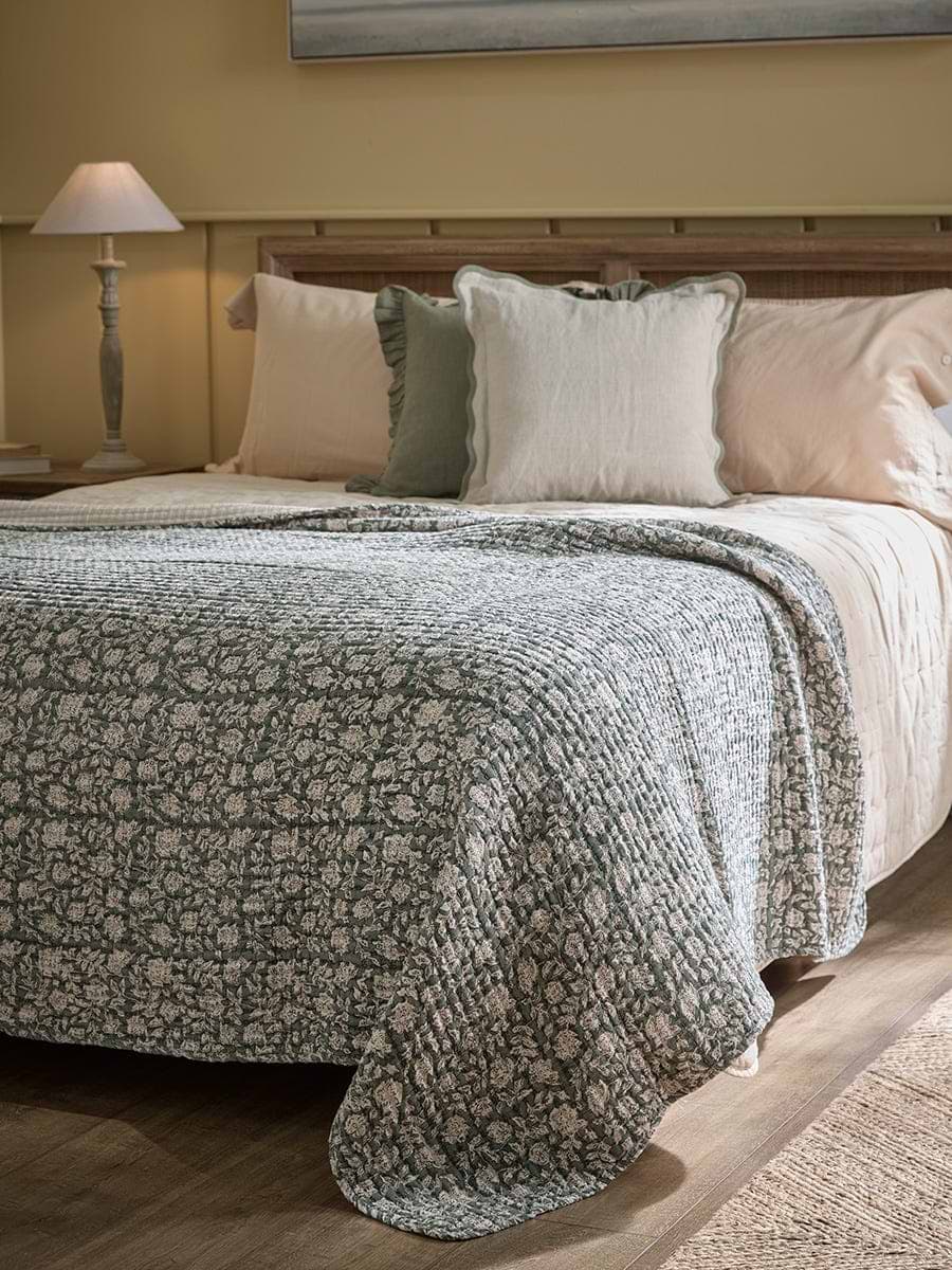 Collette Bedspread -Sage