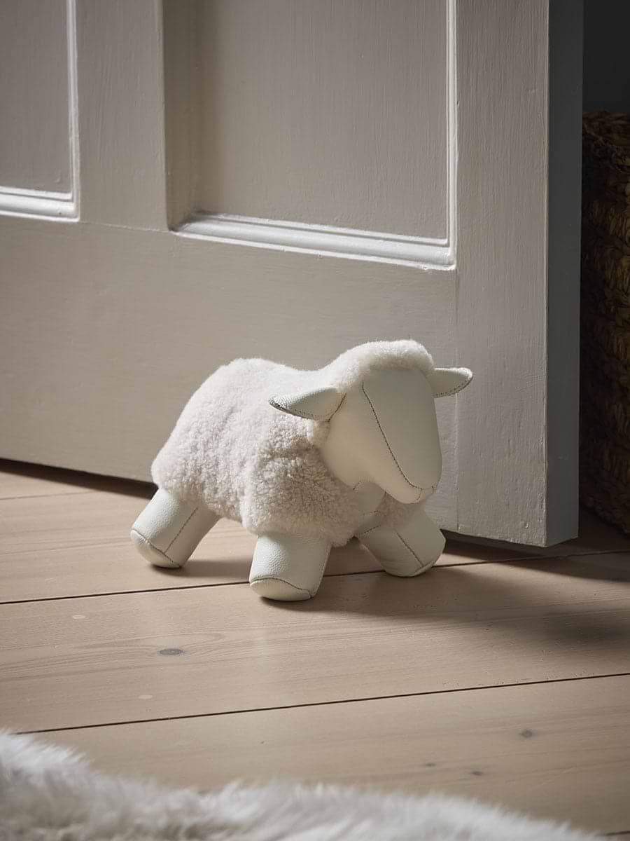 Classic Sheepskin Doorstop