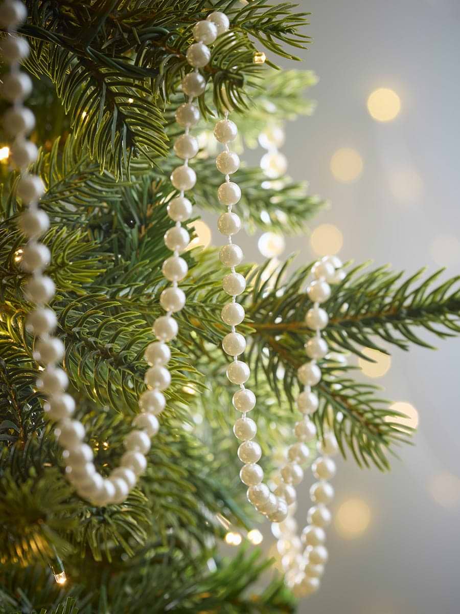Faux Pearl Beaded Garland - Small